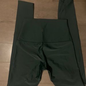 Lululemon Wonder Under Deep Forest Green Tight